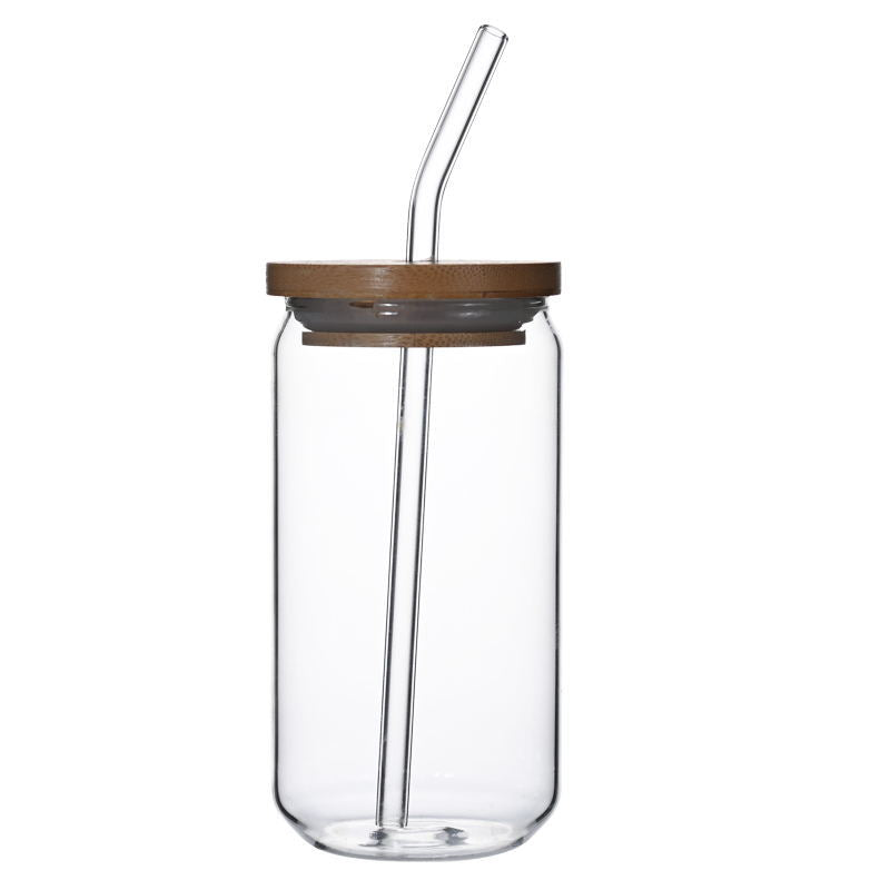 High Borosilicate Glass Cup With Lid