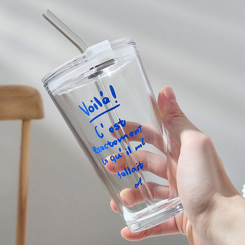 Household Glass Cup With Lid