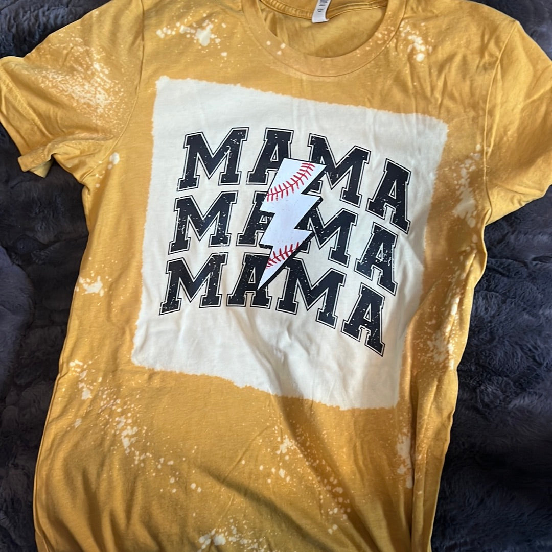 Mama Baseball Shirt Size Medium