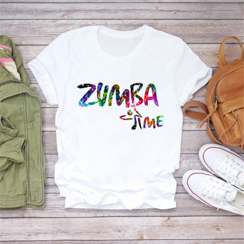 Zumba Print Plus Size Women's T-shirt