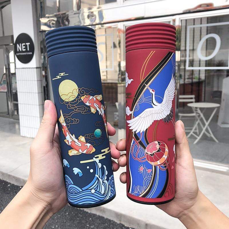 Artistic Chinese Stainless Steel Tumbler