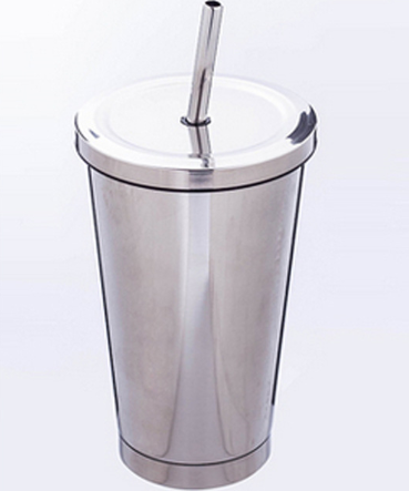 500ML Stainless Steel Tumbler with Straw Lids