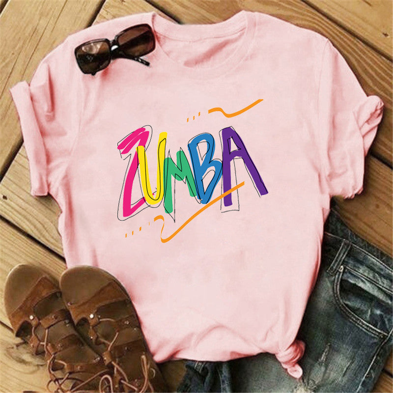 Zumba Watercolor Print Women's T-Shirt