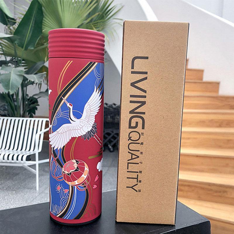 Artistic Chinese Stainless Steel Tumbler