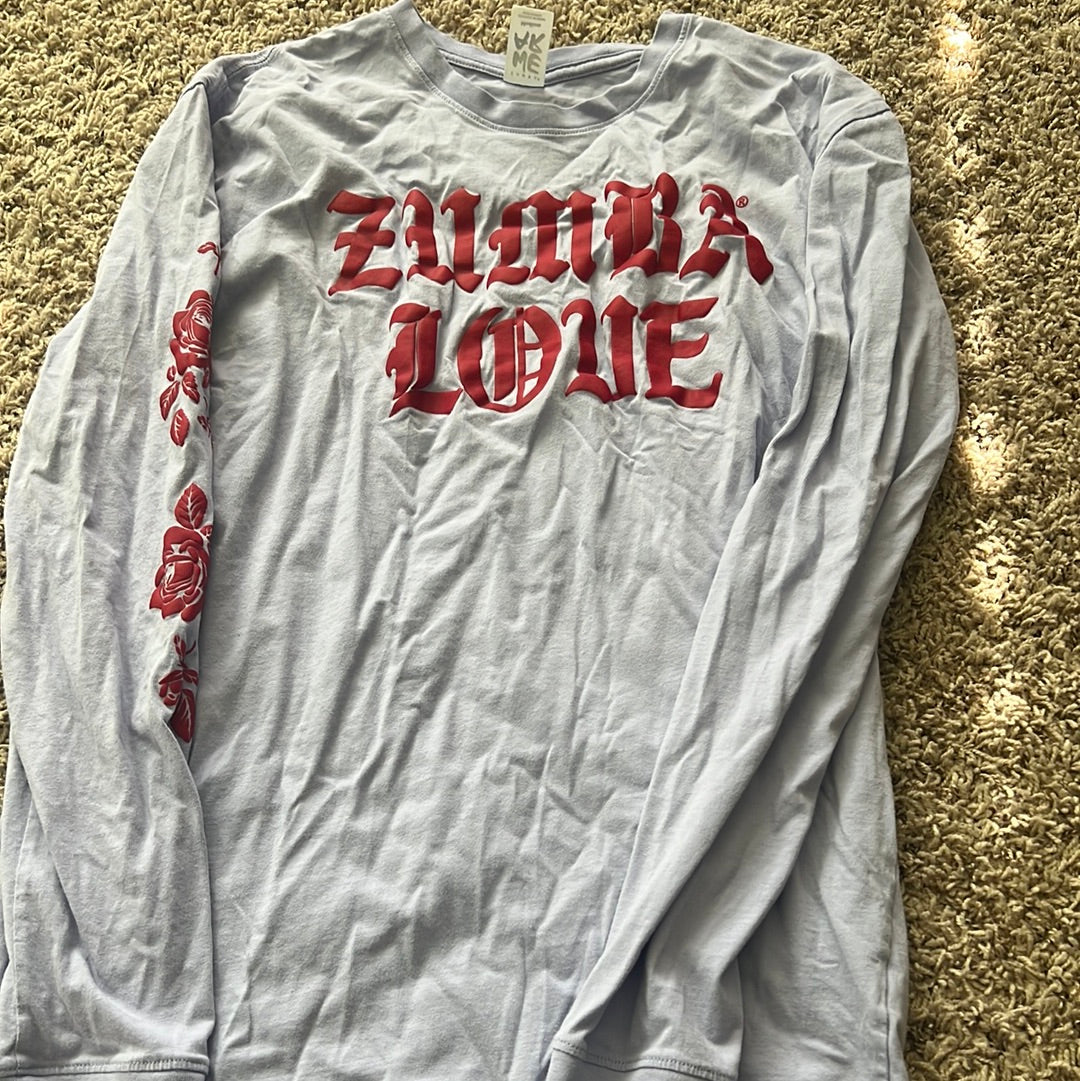 Zumba love lavender long sleeve