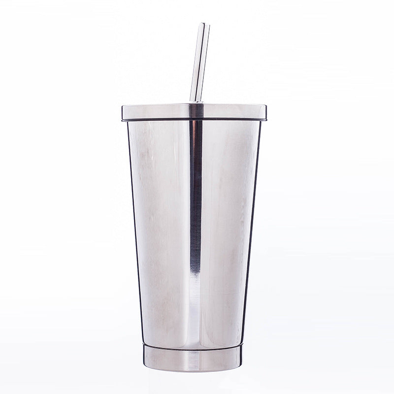 500ML Stainless Steel Tumbler with Straw Lids