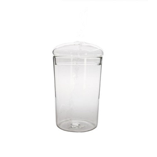 High Borosilicate Sippy Glass Cup With Lid