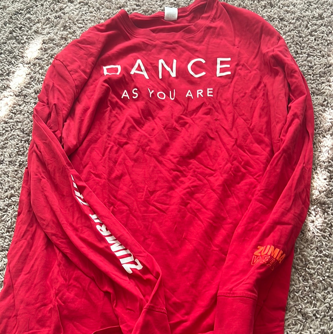 Dance as you are long sleeve