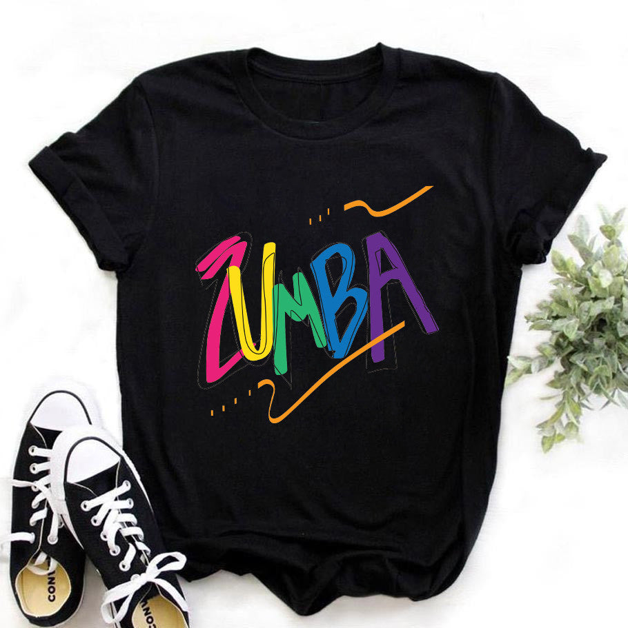 Zumba Watercolor Print Women's T-Shirt