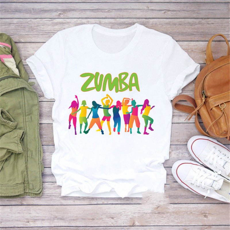 Zumba Watercolor Print Women's T-Shirt