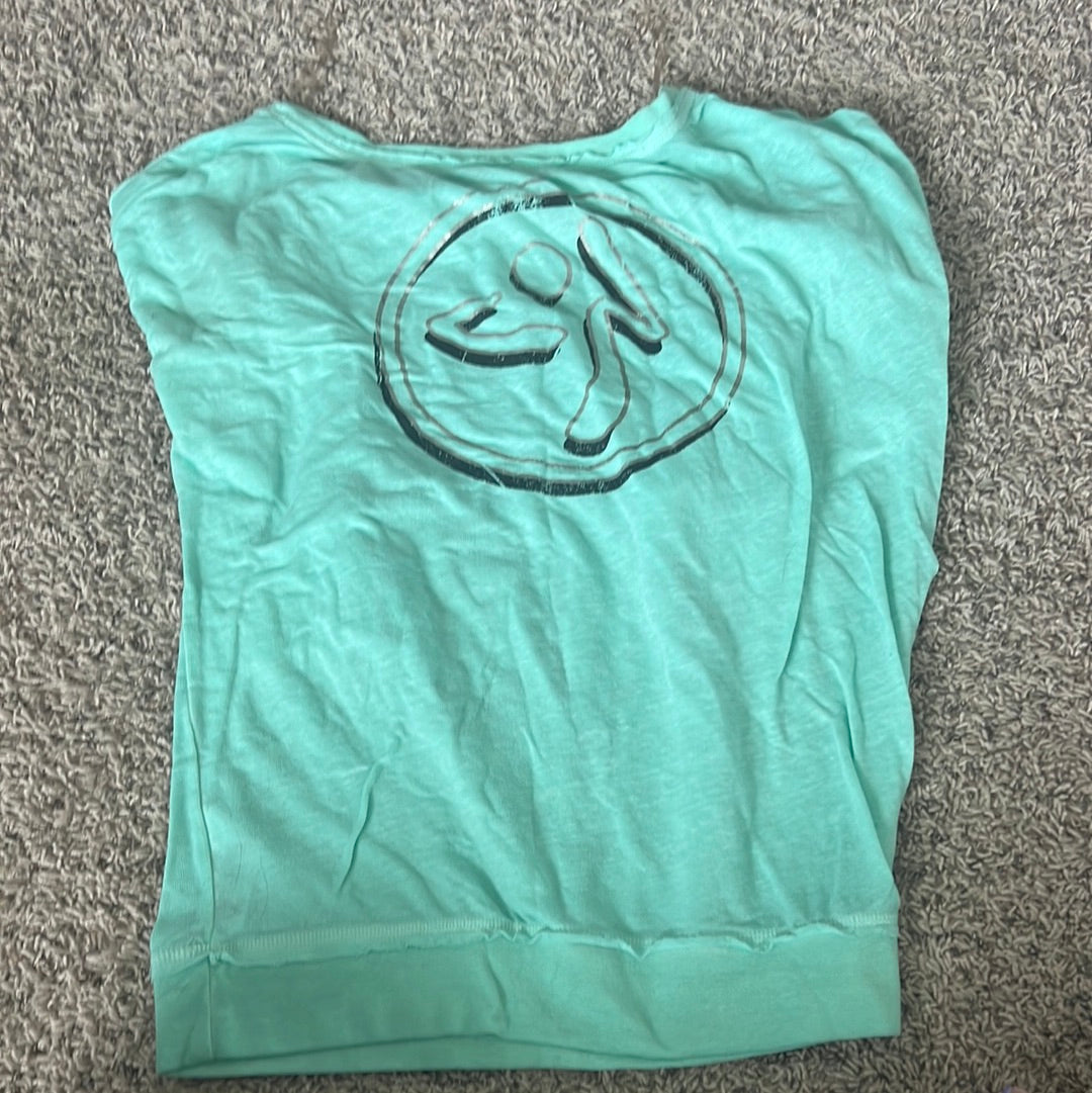 Teal Girl Power Zumba Sweater