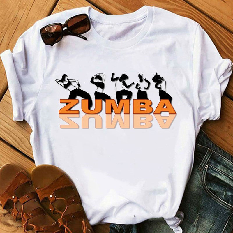 Zumba Print Plus Size Women's T-shirt