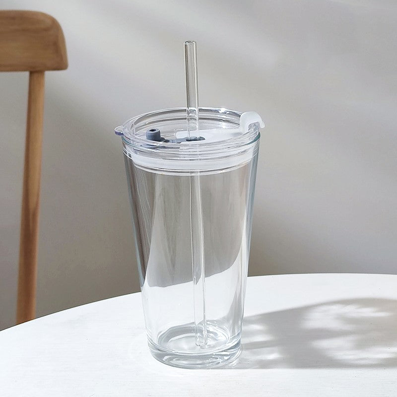 Household Glass Cup With Lid