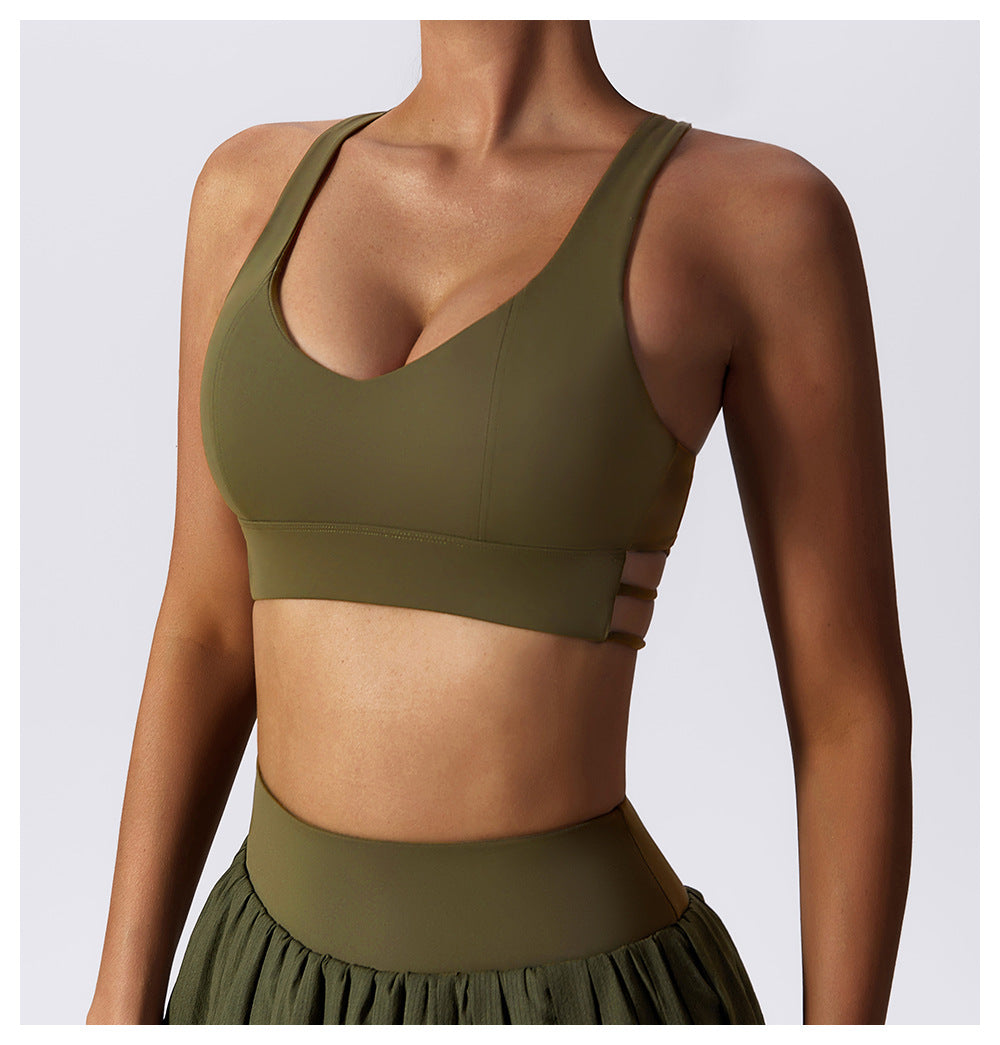 Sexy Nude Feel Sports Bra