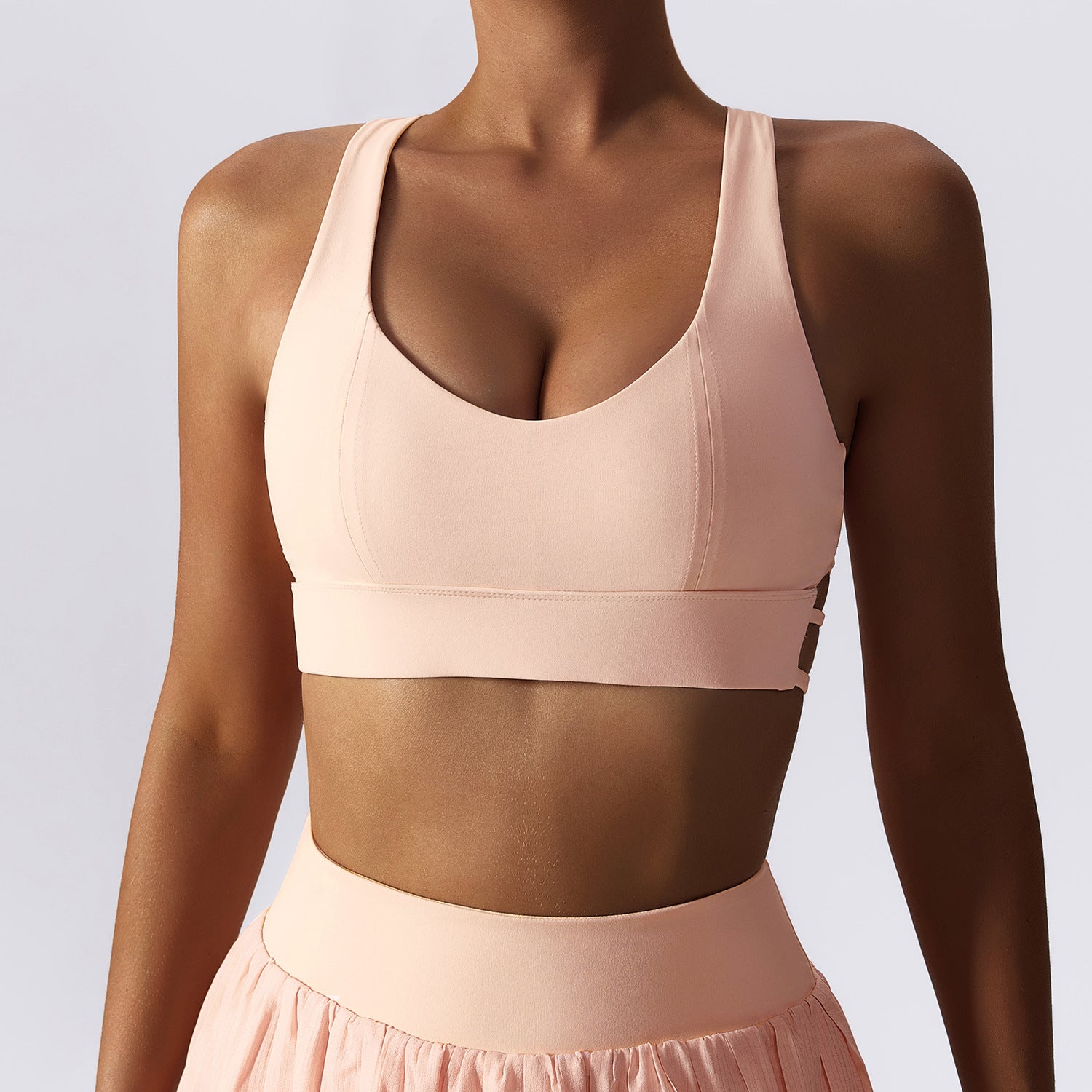 Sexy Nude Feel Sports Bra