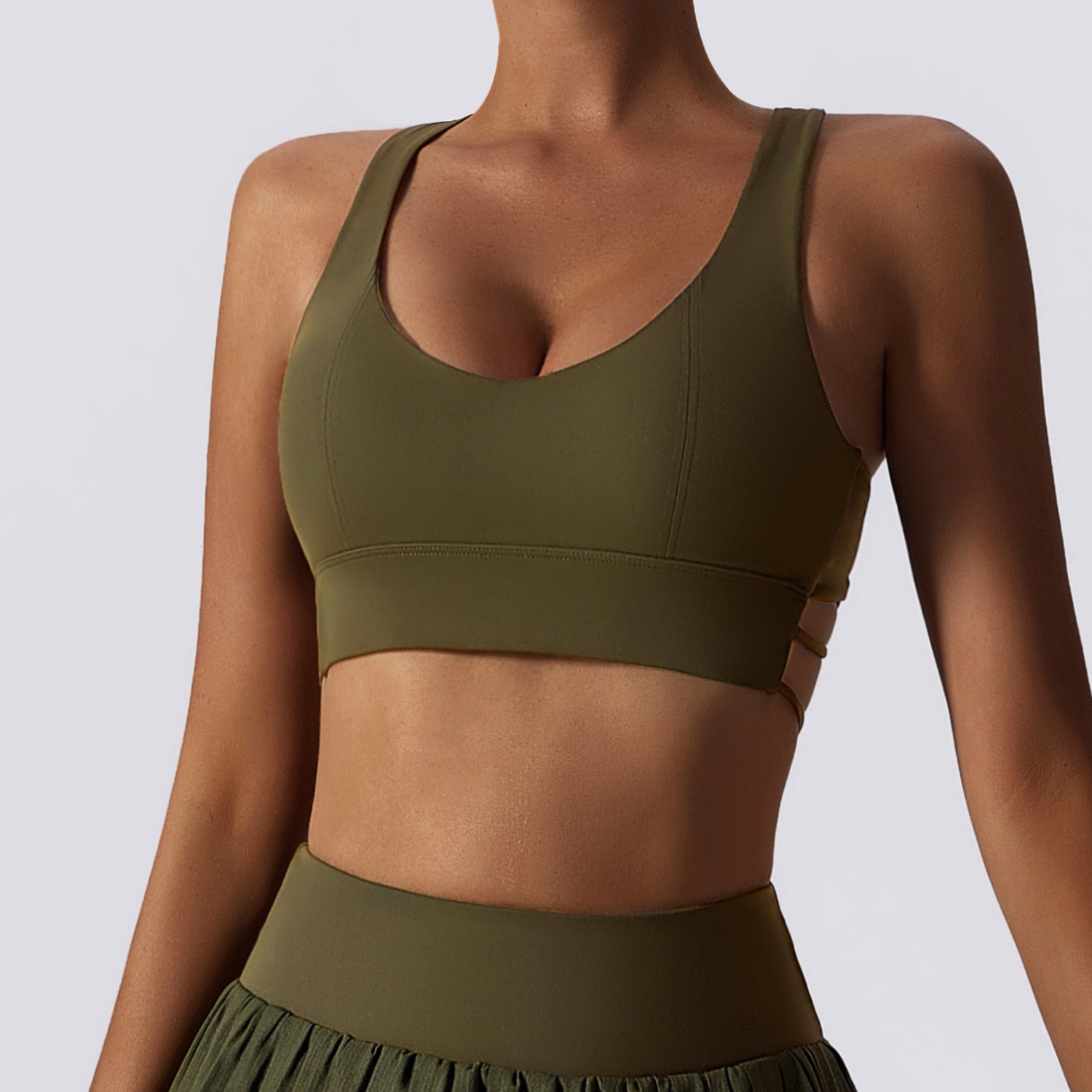 Sexy Nude Feel Sports Bra